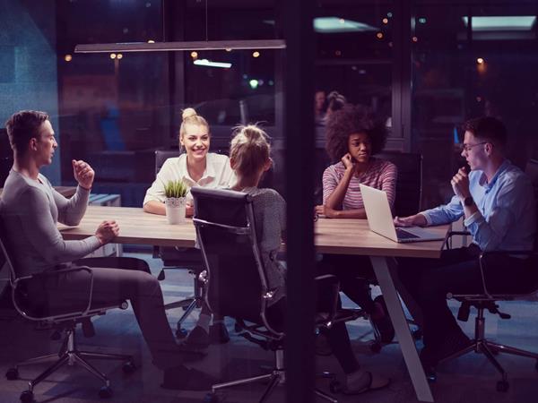 People in boardroom